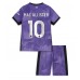 Billige Liverpool Alexis Mac Allister #10 Børnetøj Tredjetrøje til baby 2023-24 Kortærmet (+ korte bukser)